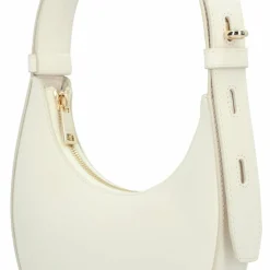 Furla Delizia Schultertasche Leder 21 cm panna