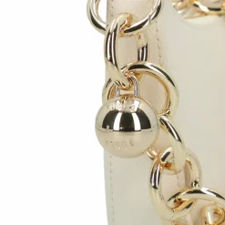 Furla Henkeltaschen|Schultertaschen<Delizia Schultertasche Leder 20 cm panna