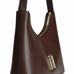 Furla Henkeltaschen|Schultertaschen<Diamante Schultertasche Leder 24 cm espresso