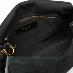 Furla Henkeltaschen|Schultertaschen<Domus Schultertasche M Leder 32 cm nero