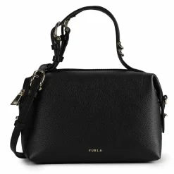 Furla Henkeltaschen<Double Handtasche Leder 23 cm nero