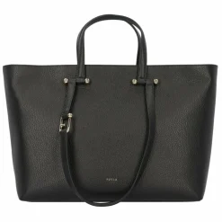Best Furla Duetto Shopper Tasche Leder 45 cm nero