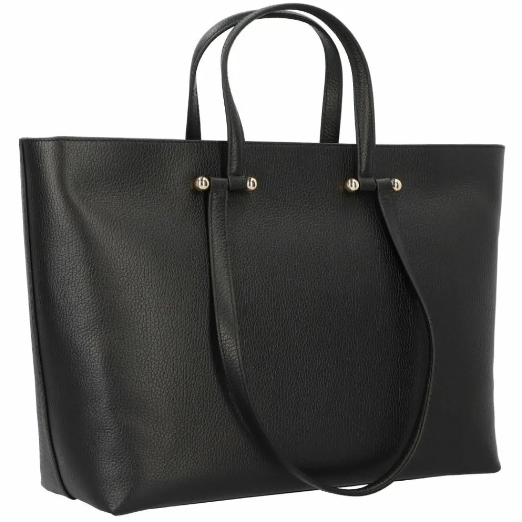 Best Furla Duetto Shopper Tasche Leder 45 cm nero