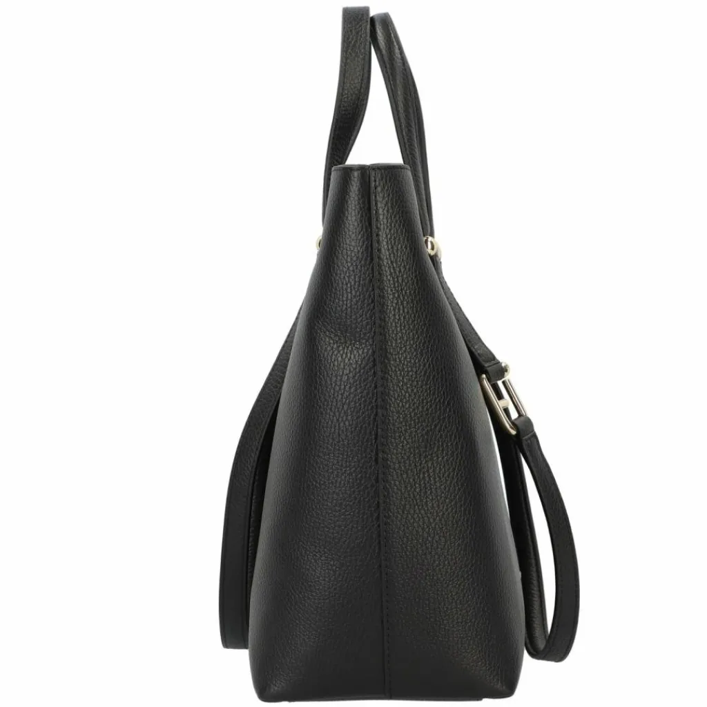 Best Furla Duetto Shopper Tasche Leder 45 cm nero