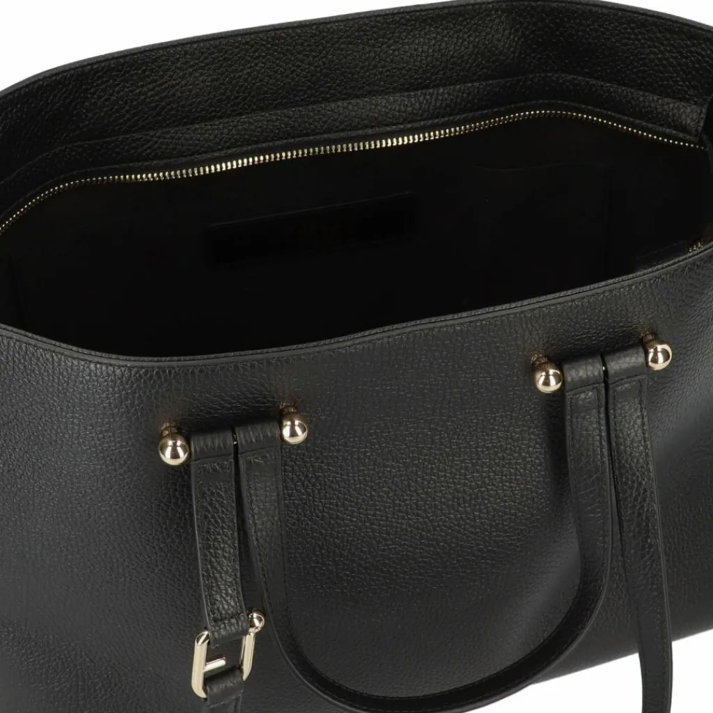 Best Furla Duetto Shopper Tasche Leder 45 cm nero