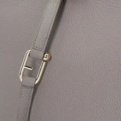 Clearance Furla Duetto Shopper Tasche Leder 45 cm stucco gray