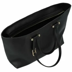 Clearance Furla Duetto Shopper Tasche Leder 39 cm nero