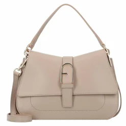 Furla Henkeltaschen<Flow Handtasche Leder 25 cm greige