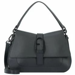 Best Furla Flow Handtasche Leder 25 cm nero