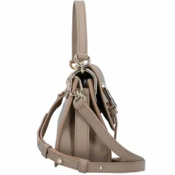Furla Henkeltaschen<Flow Handtasche Leder 21 cm greige