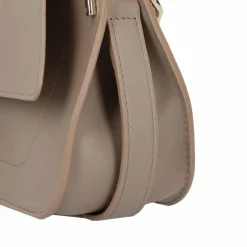 Furla Henkeltaschen<Flow Handtasche Leder 21 cm greige