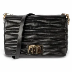 Online Furla 1927 Umhängetasche Leder 28 cm nero