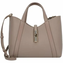 Furla Goccia Shopper Tasche S Leder 28 cm stucco gray-mauve
