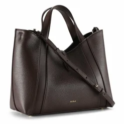 Discount Furla Goccia Shopper Tasche S Leder 28 cm cioccolato