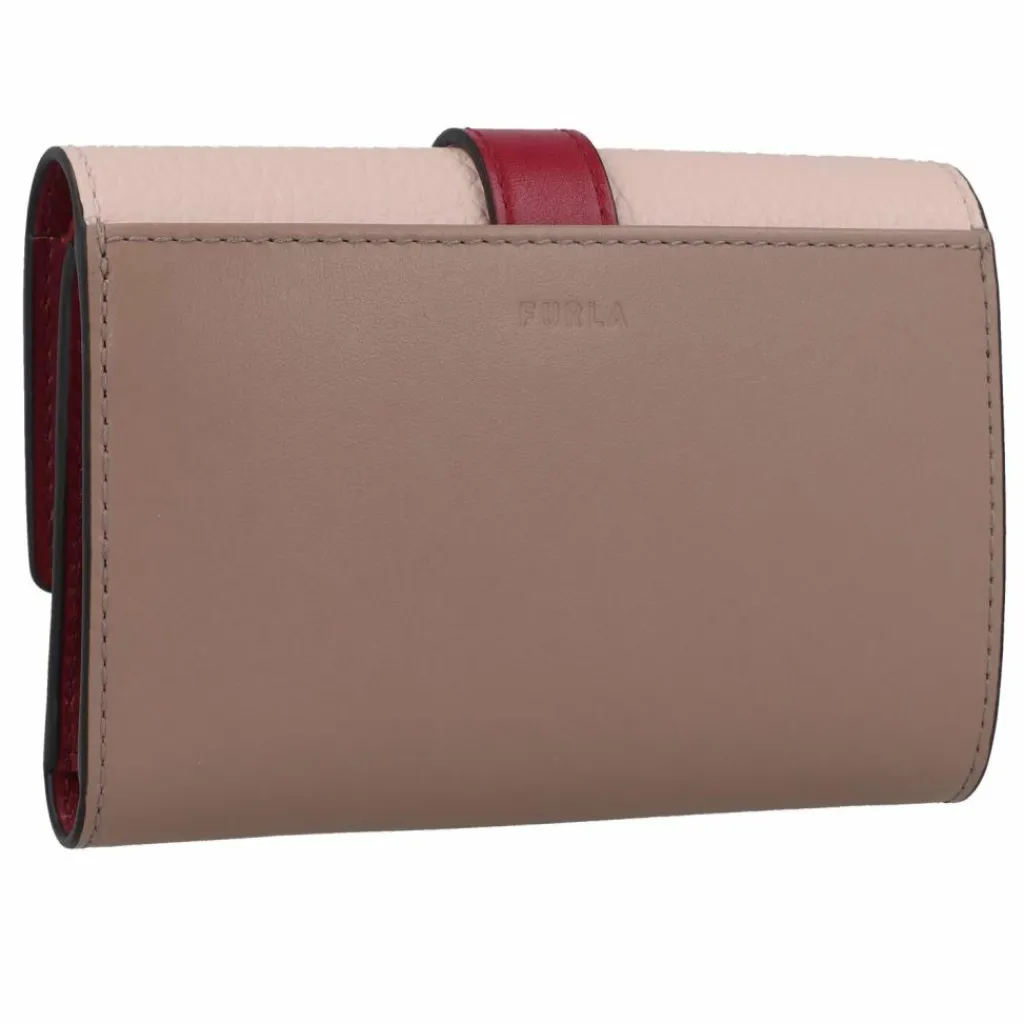 Furla Damengeldbörsen Querformat<Grazia Geldbörse Leder 13 cm azalea-greige-lacca