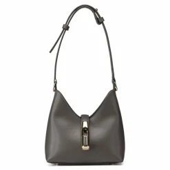 Outlet Furla Iride Mini Bag Schultertasche Leder 18 cm urban gray 1