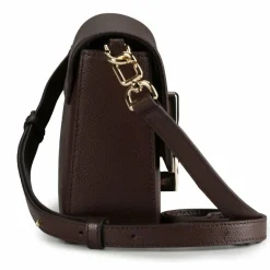 Sale Furla Iride Umhängetasche Leder 24 cm espresso