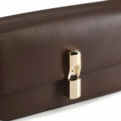 Sale Furla Iride Umhängetasche Leder 24 cm espresso