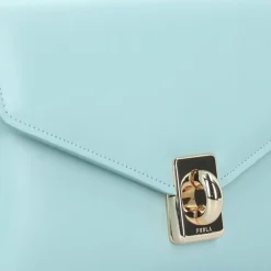 Best Furla Meridiana Schultertasche Leder 28 cm acquamarina