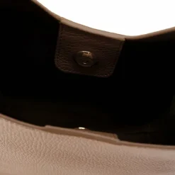 Outlet Furla Nuvola Schultertasche Leder 21 cm toffee