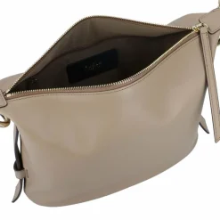 Hot Furla Nuvola Schultertasche Leder 28 cm greige