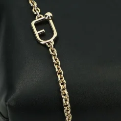 Furla Schultertaschen<Nuvola Schultertasche Leder 20.5 cm nero