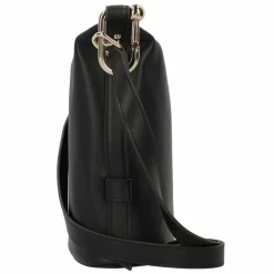 Furla Nuvola Schultertasche Leder 28 cm nero