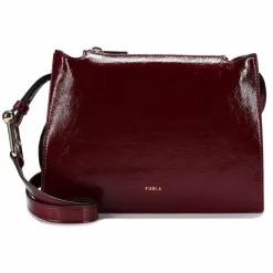Sale Furla Nuvola Umhängetasche Leder 24 cm rubino