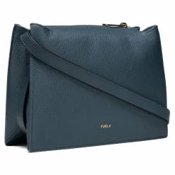 Furla Umhängetaschen<Nuvola Umhängetasche Leder 25 cm grigio blu