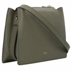 Sale Furla Nuvola Umhängetasche Leder 25 cm sage
