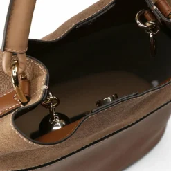 Furla Beuteltaschen|Henkeltaschen<Sfera Beuteltasche S Leder 23 cm cognac h-deserto