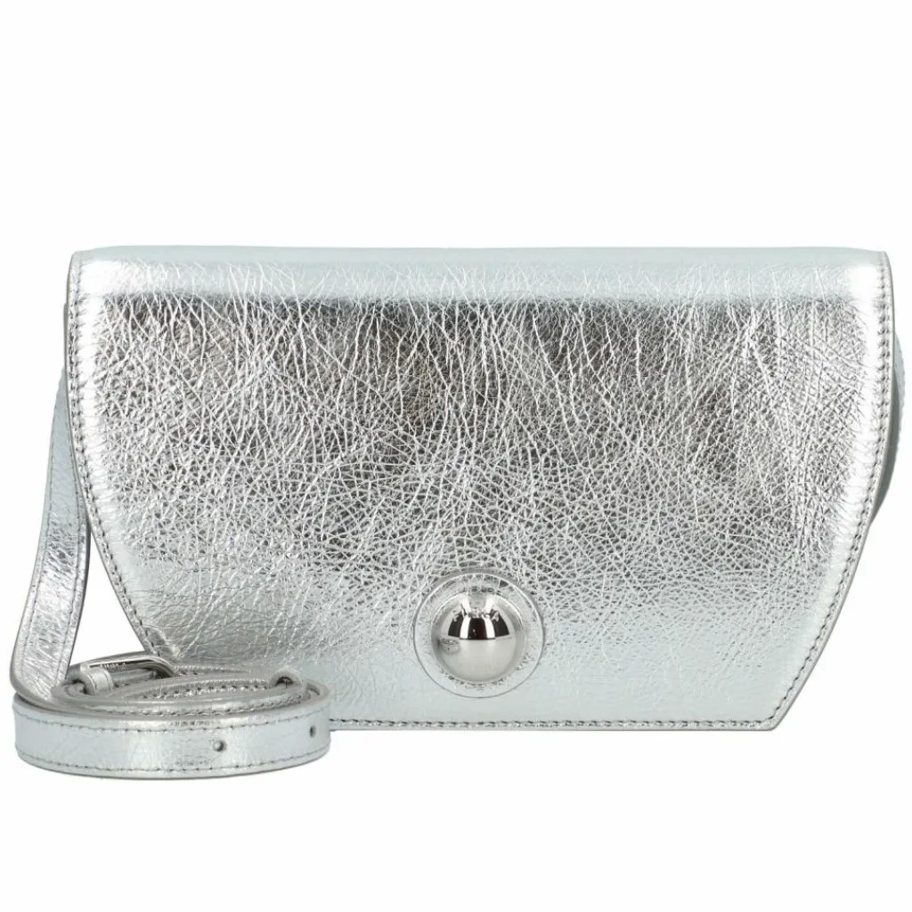 Outlet Furla Sfera Mini Bag Umhängetasche Leder 15 cm color silver