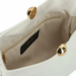 Sale Furla Sfera Soft Schultertasche M Leder 30 cm marshmallow
