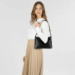 Clearance Furla Sfera Soft Schultertasche M Leder 30 cm nero2