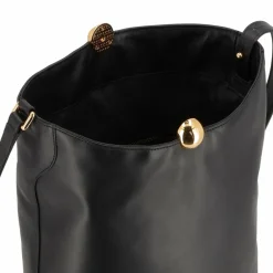 Furla Henkeltaschen|Schultertaschen<Sfera soft Schultertasche M Leder 30 cm nero