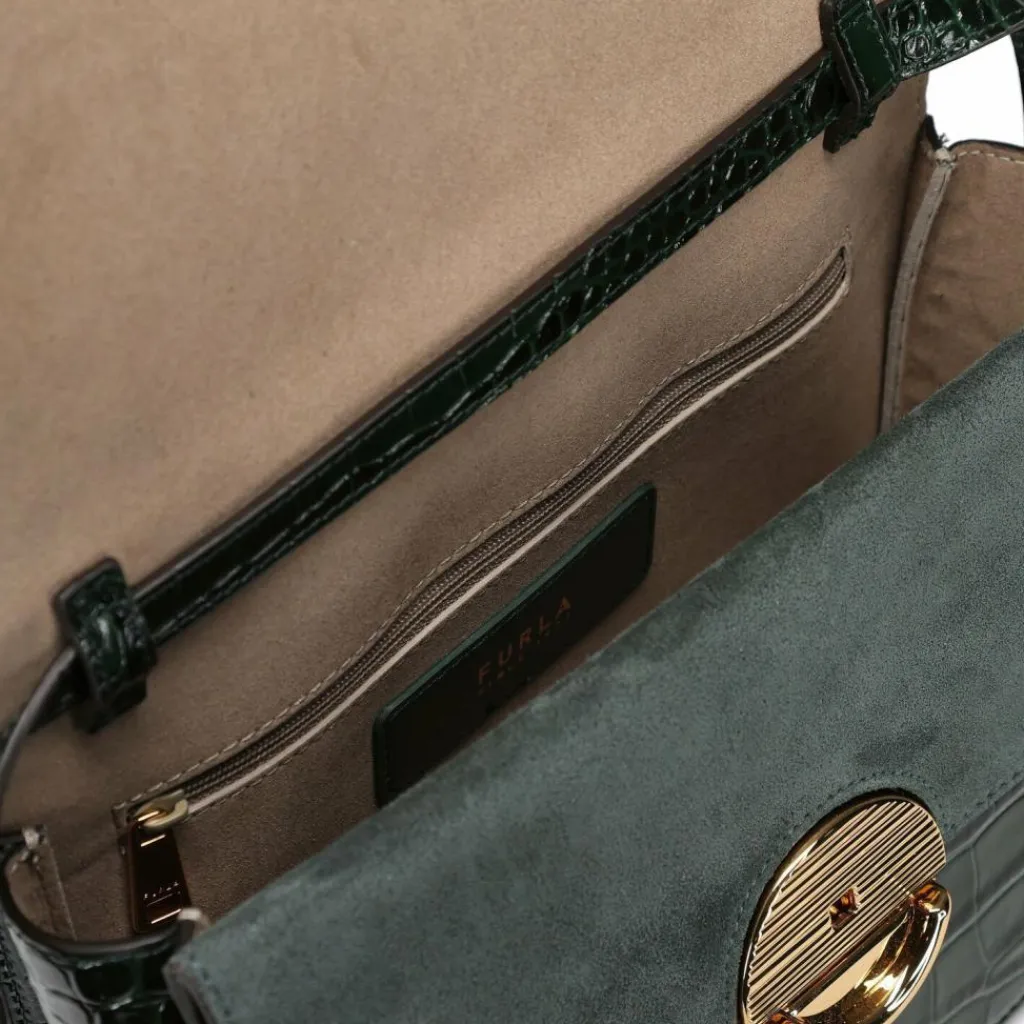 Furla Sfera Umhängetasche S Leder 24 cm botanical green