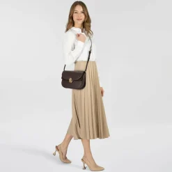 Furla Umhängetaschen<Sfera Umhängetasche Leder 21 cm cioccolato