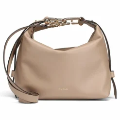 Furla Schultertaschen<Tonie Schultertasche Leder 21 cm greige