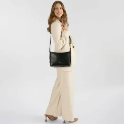 Hot Furla Tonie Schultertasche Leder 22 cm nero