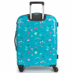 Gabol Hartgepäck|4-Rollen Koffer<Acqua 4 Rollen Trolley M 66 cm turquesa