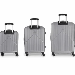 Gabol Koffersets Als Hartgepäck|Koffersets 3-Teilig<Alabama 4-Rollen Kofferset 3tlg. silver