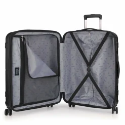 Gabol Koffersets Als Hartgepäck|Koffersets 3-Teilig<Bari 4 Rollen Kofferset 3-teilig mit Dehnfalte Black