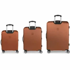 Hot Gabol Escape 4 Rollen Kofferset 3-teilig mit Dehnfalte naranja