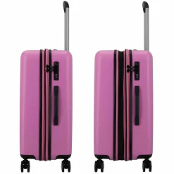 Gabol 4-Rollen Koffer|Hartgepäck<Future Plus 4 Rollen Trolley 66 cm mit Dehnfalte rosa