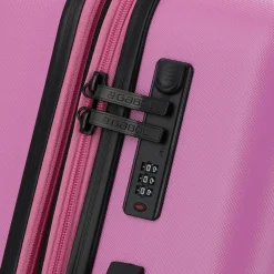 Gabol 4-Rollen Koffer|Hartgepäck<Future Plus 4 Rollen Trolley 66 cm mit Dehnfalte rosa