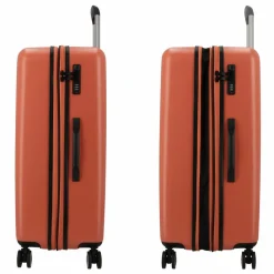 New Gabol Future Plus 4 Rollen Trolley 74 cm mit Dehnfalte coral