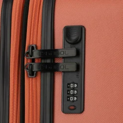 New Gabol Future Plus 4 Rollen Trolley 74 cm mit Dehnfalte coral