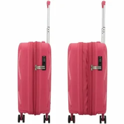 Gabol Infinity 4 Rollen Kabinentrolley 55 cm mit Dehnfalte fucsia