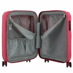 Gabol Infinity 4 Rollen Kabinentrolley 55 cm mit Dehnfalte fucsia