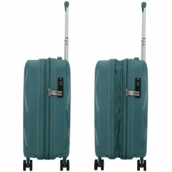 Gabol 4-Rollen Kabinentrolleys|Hartgepäck Kabinengepäck<Infinity 4 Rollen Kabinentrolley 55 cm mit Dehnfalte turquesa